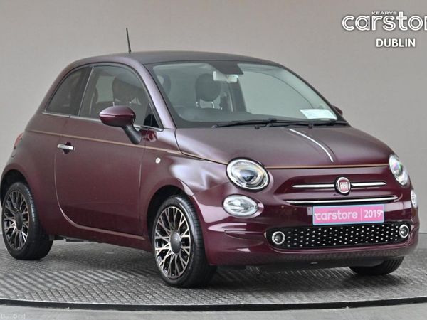 Fiat 500 Hatchback, Petrol, 2019, Purple
