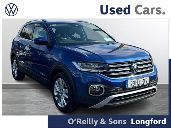 Volkswagen T-Cross SUV, Petrol, 2023, Blue