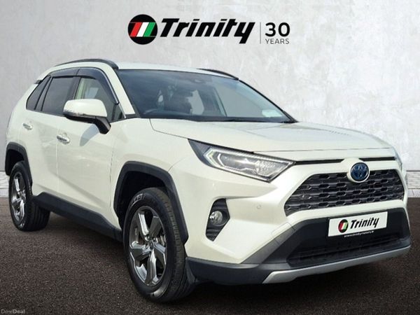 Toyota RAV4 SUV, Petrol Hybrid, 2021, White