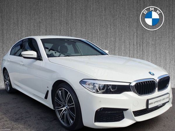 BMW 5-Series Saloon, Petrol Plug-in Hybrid, 2020, White