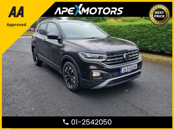 Volkswagen T-Cross SUV, Petrol, 2021, Black