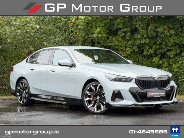 BMW 5-Series Saloon, Petrol Hybrid, 2024, Grey