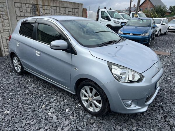 Mitsubishi Mirage Hatchback, Petrol, 2015, Silver