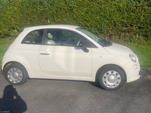 Fiat 500 Hatchback, Petrol, 2014, White