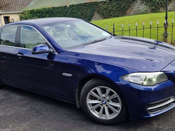 BMW 5-Series Saloon, Diesel, 2016, Blue