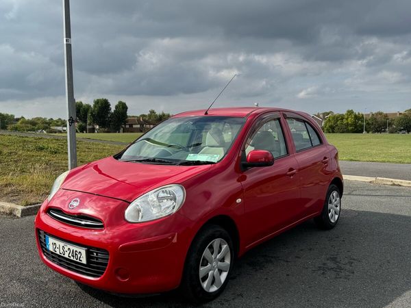 Nissan March Hatchback, Petrol, 2012, Red