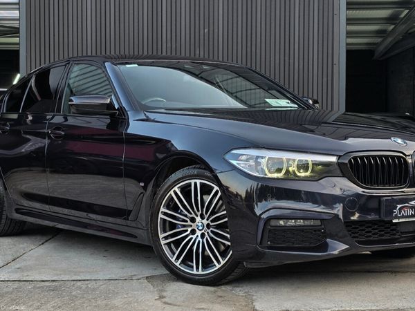 BMW 5-Series Saloon, Petrol Plug-in Hybrid, 2019, Black