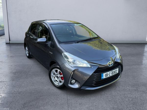 Toyota Vitz Hatchback, Petrol Hybrid, 2018, Grey