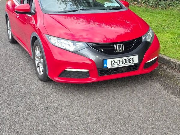 Honda Civic Hatchback, Petrol, 2012, Red