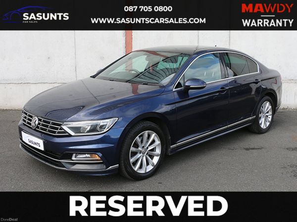 Volkswagen Passat Saloon, Diesel, 2016, Blue