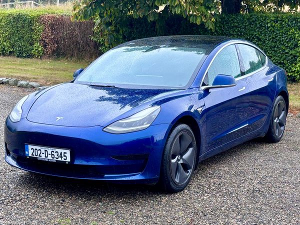 Tesla Model 3 Saloon, Electric, 2020, Blue