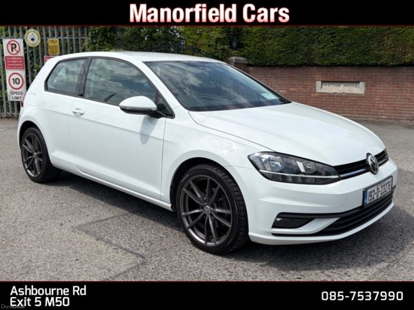 Volkswagen Golf Hatchback, Diesel, 2019, White