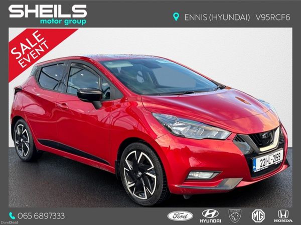 Nissan Micra Hatchback, Petrol, 2022, Red