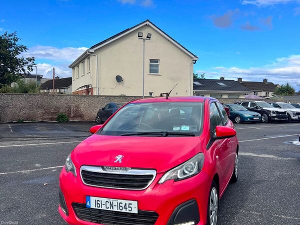 Peugeot 108 Hatchback, Petrol, 2016, Red
