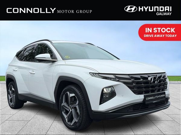 Hyundai Tucson SUV, Petrol Hybrid, 2024, White