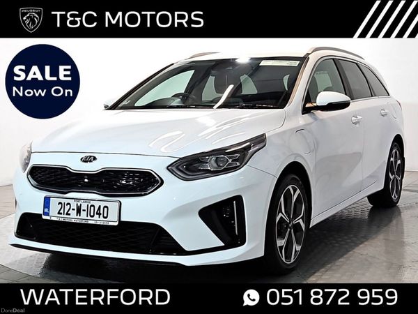 Kia Ceed Estate, Petrol Plug-in Hybrid, 2021, White