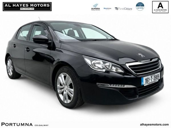 Peugeot 308 Hatchback, Diesel, 2016, Black
