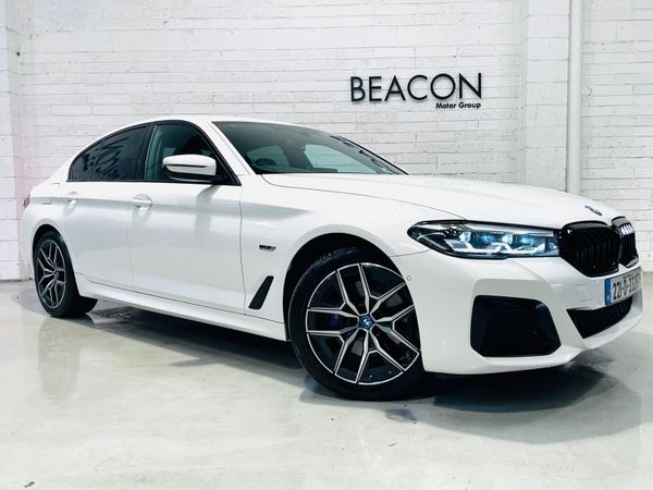 BMW 5-Series Saloon, Petrol Plug-in Hybrid, 2022, White