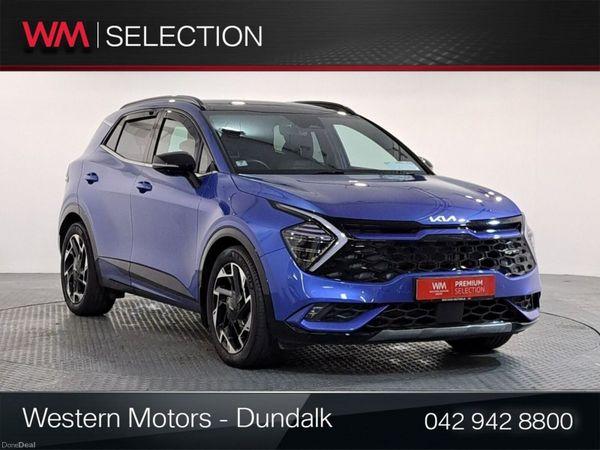 Kia Sportage SUV, Diesel Hybrid, 2025, Blue