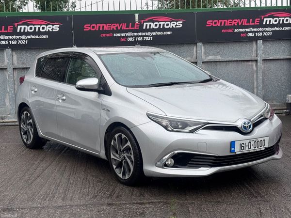 Toyota Auris Hatchback, Petrol Hybrid, 2016, Silver