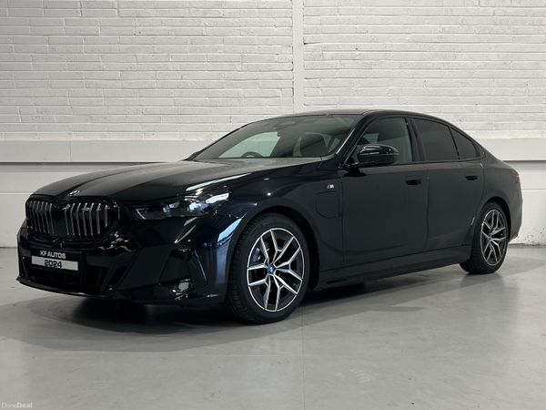 BMW 5-Series Saloon, Petrol Plug-in Hybrid, 2024, Black