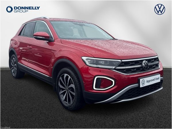 Volkswagen T-Roc Hatchback, Petrol, 2023, Red
