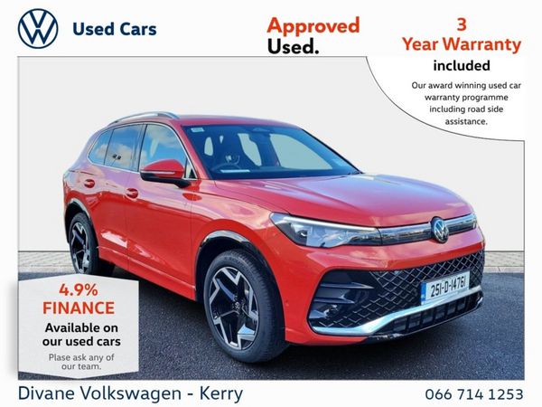 Volkswagen Tiguan SUV, Diesel, 2025, Red