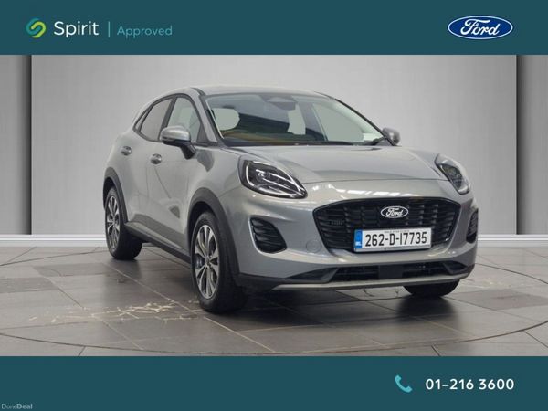 Ford Puma Hatchback, Petrol Hybrid, 2026, Red