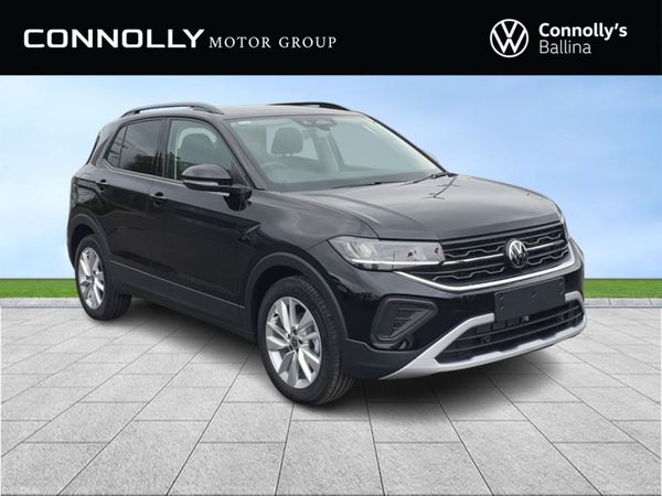 Volkswagen T-Cross SUV, Petrol, 2026, Black