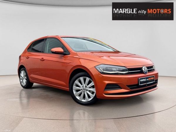 Volkswagen Polo Hatchback, Petrol, 2020, Orange