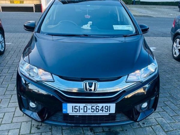Honda Fit Hatchback, Petrol Hybrid, 2015, Black