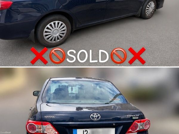 Toyota Corolla Saloon, Diesel, 2012, Blue