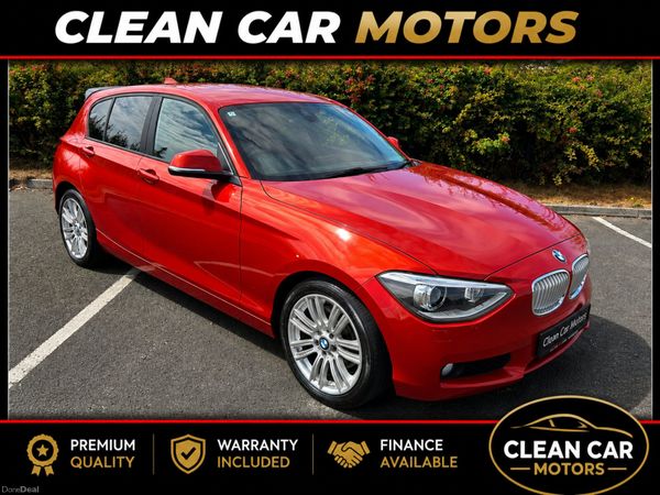 BMW 1-Series Hatchback, Petrol, 2014, Orange