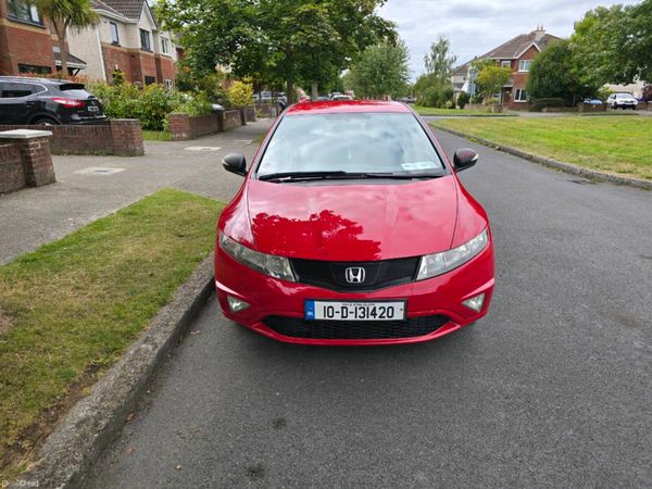 Honda Civic Hatchback, Petrol, 2010, Red