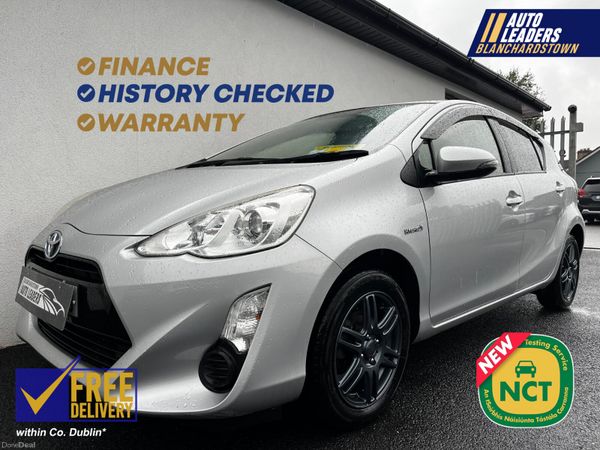 Toyota Aqua Hatchback, Petrol Hybrid, 2015, Silver