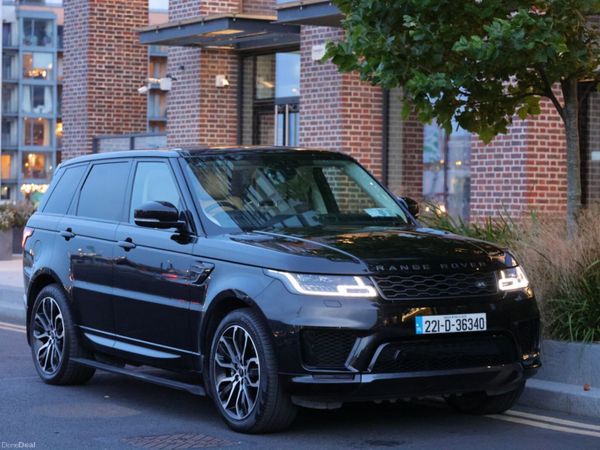 Land Rover Range Rover Sport SUV, Petrol Plug-in Hybrid, 2022, Black