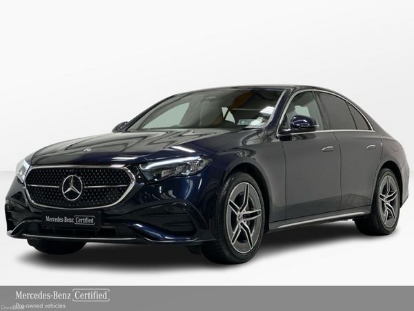 Mercedes-Benz E-Class Saloon, Diesel Plug-in Hybrid, 2024, Blue