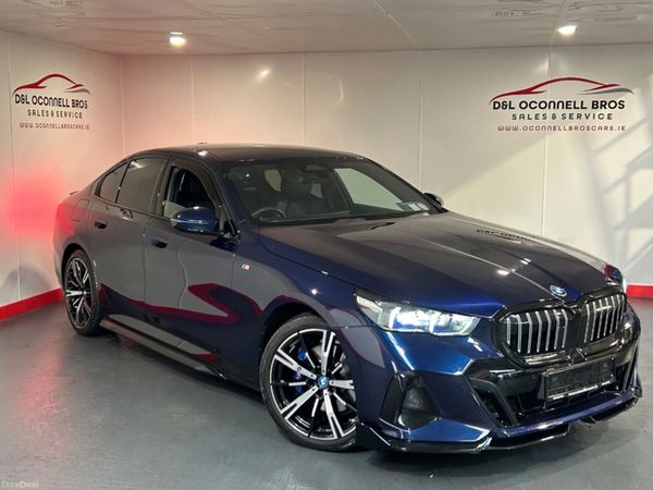 BMW 5-Series Saloon, Petrol Plug-in Hybrid, 2024, Blue