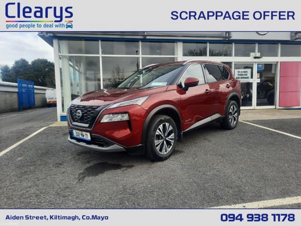 Nissan X-Trail MPV, Petrol Hybrid, 2023, Red