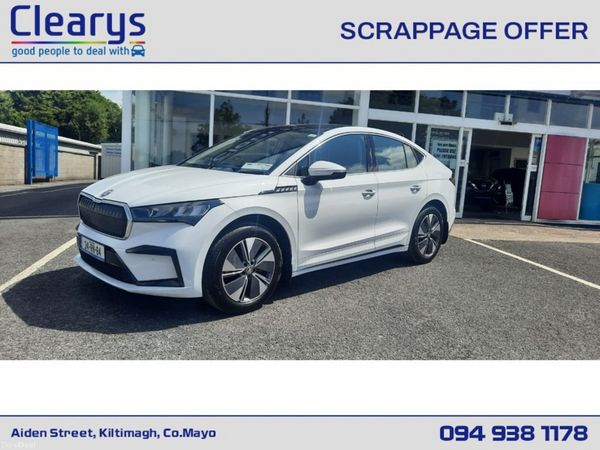 Skoda Enyaq Hatchback, Electric, 2024, White