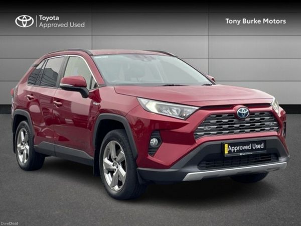 Toyota RAV4 SUV, Petrol Hybrid, 2021, Red
