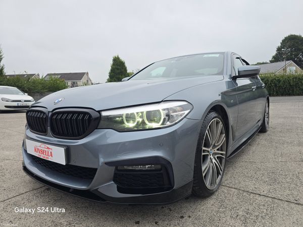 BMW 5-Series Saloon, Diesel, 2018, Blue