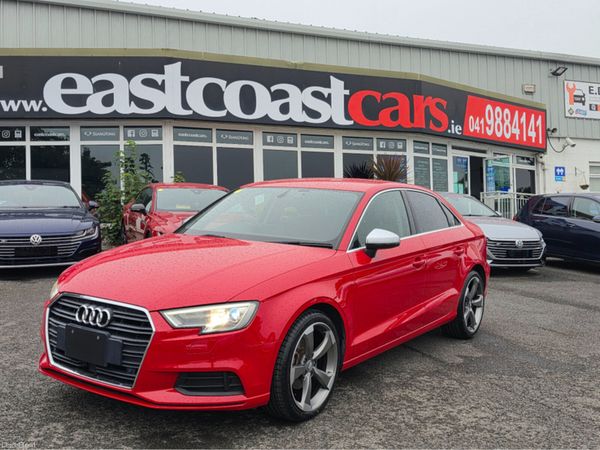 Audi A3 Saloon, Petrol, 2017, Red