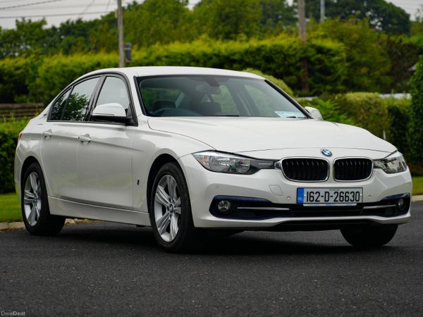 BMW 3-Series Saloon, Petrol Plug-in Hybrid, 2016, White