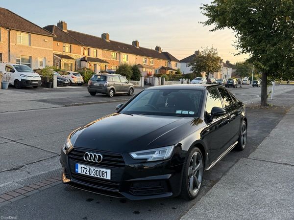 Audi A4 Saloon, Diesel, 2017, Black