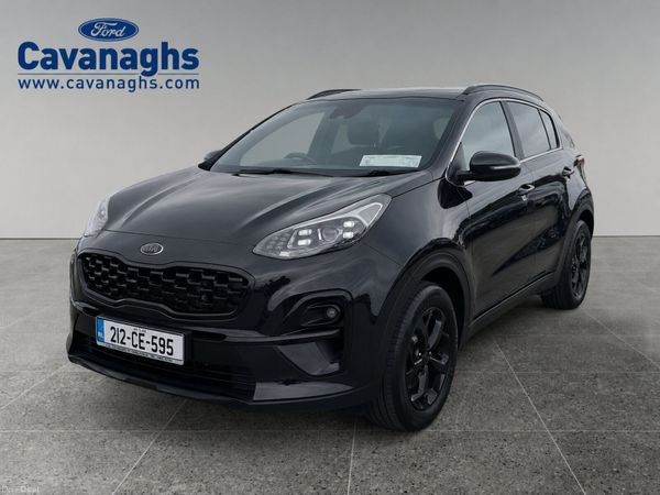 Kia Sportage SUV, Diesel Hybrid, 2021, Black