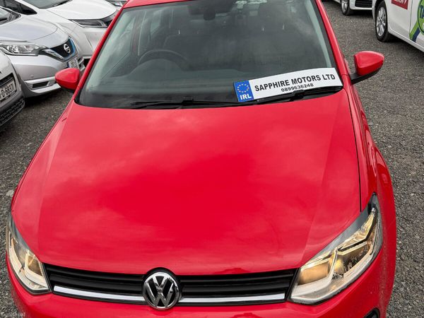 Volkswagen Polo Hatchback, Petrol, 2017, Red