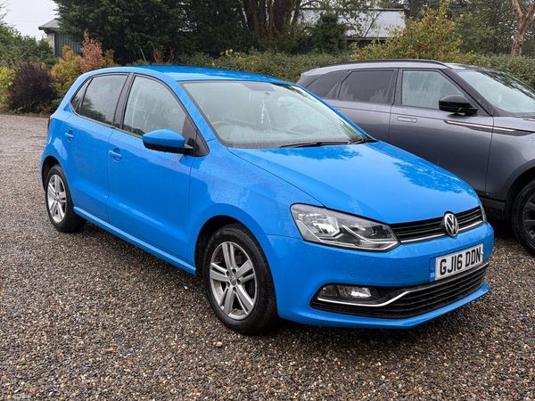 Volkswagen Polo Hatchback, Petrol, 2016, Blue
