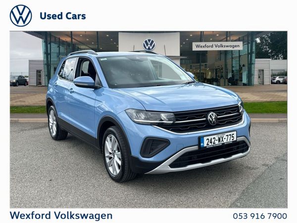 Volkswagen T-Cross Estate, Petrol, 2024, Blue