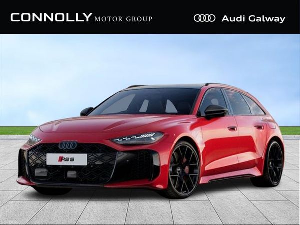 Audi RS5 Estate, Petrol Plug-in Hybrid, 2027, Red